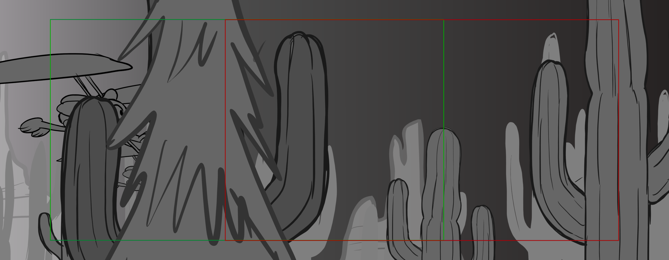 Venom Wars — Escena 15, panel 1, storyboard by Melissa Ballesteros